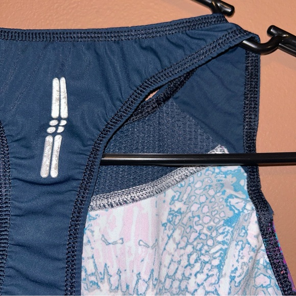 SWEATY BETTY Women Sport Top Home Straight Run Tank XS Crop Midrif Racer Back - Picture 6 of 8